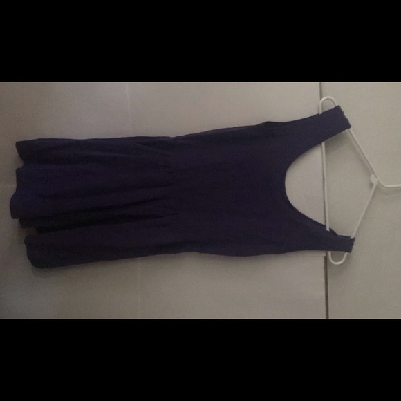 St John Knit Purple Jumper Jumpsuit sz 6 Sleeveless Knee Length Jumpsuit Summer - Picture 15 of 16